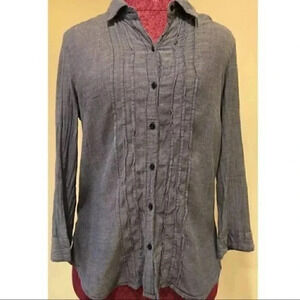 American Rag Cie Blue Button Down Top Size large